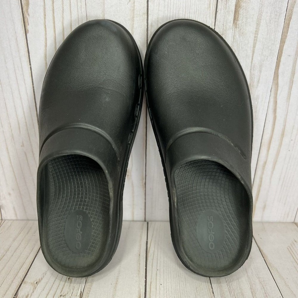 Oofos Oocloog Recovery Clogs Black Slides Womens … - image 6